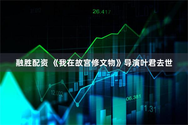 融胜配资 《我在故宫修文物》导演叶君去世